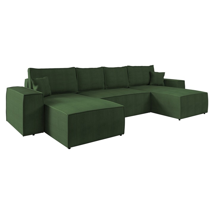 Coltar Maryn U Reiat, MIRJAN24, verde, 370x181x94 cm