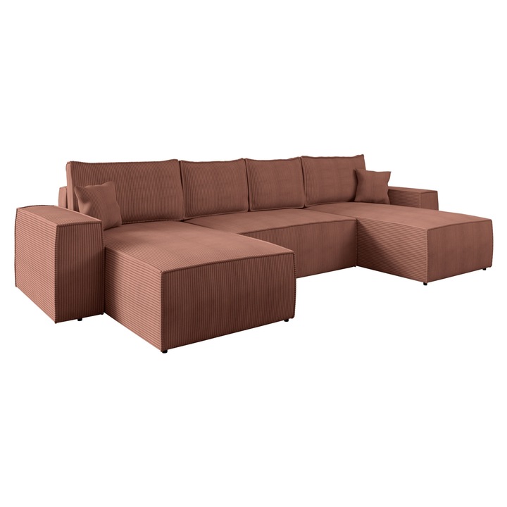 Coltar Maryn U Reiat, MIRJAN24, roz, 370x181x94 cm