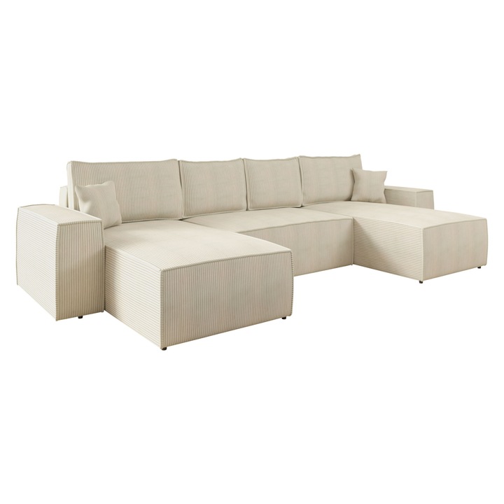 Coltar Maryn U Reiat, MIRJAN24, bej, 370x181x94 cm