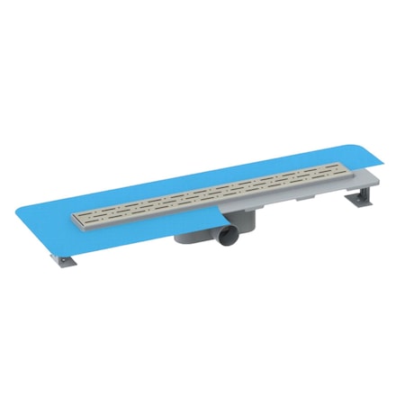 Rigola dus integrala din otel inoxidabil cu gratar/acoperire reglaj ceramic cu membrana debit 35l./min 400mm