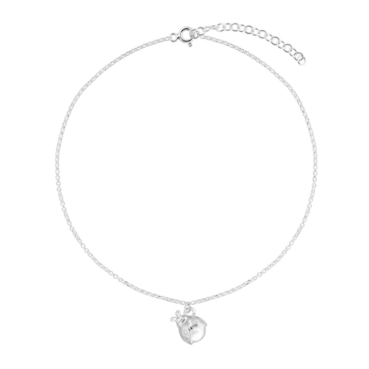 Bratara de picior din argint, gargarita, 22-27 cm