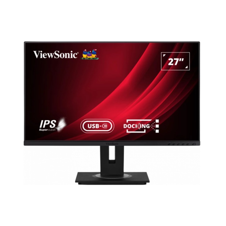 Monitor IPS LED ViewSonic 27" VG2756-4K, Ultra HD 3840 x 2160, HDMI, DisplayPort, Pivot, hangszórók fekete