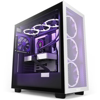 Carcasa NZXT H7 Flow, Alb mat/Negru mat