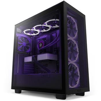 Carcasa NZXT H7 Flow, Negru mat