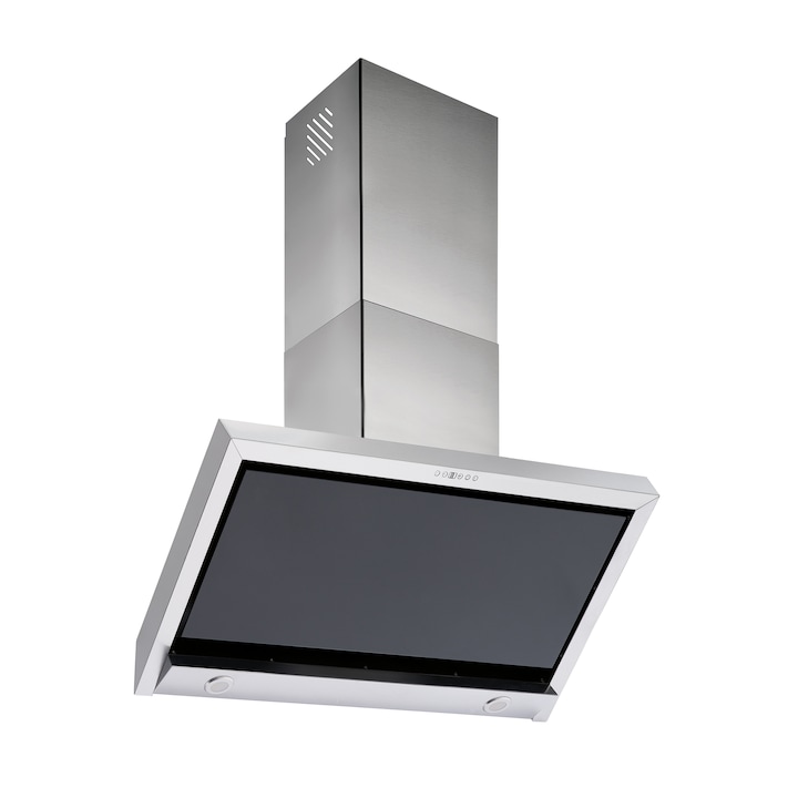 Hota insula Airforce F181XXL Black 70 cm, putere de absorbtie 750 mc/h, 1 motor, 4 trepte de viteza, telecomanda, negru
