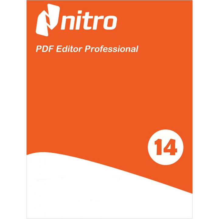 Nitro PDF Professional v14 - licenta electronica perpetua pentru 1 utilizator