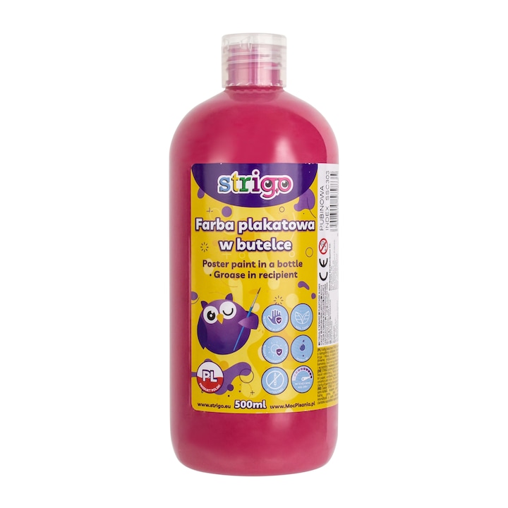 Festék 500 ml-es tartályban, Strigo, vörös