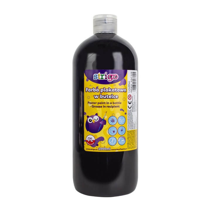 Gouache 1000 ml-es tartályban, Strigo, fekete