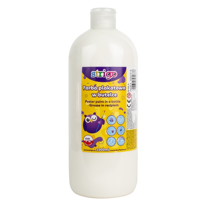 Guasa in recipient 1000 ml, Strigo, alb