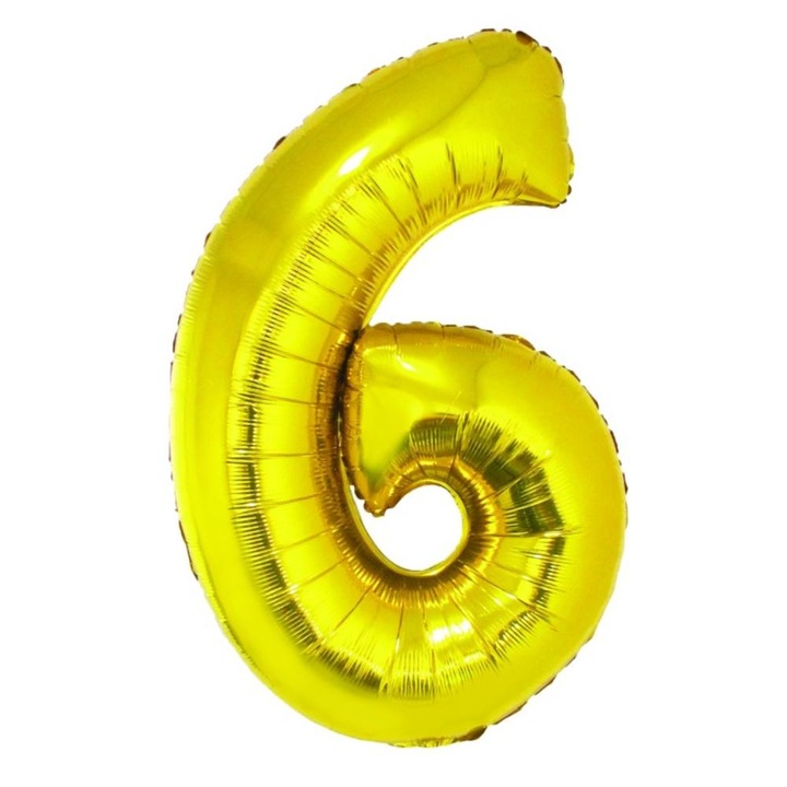Léggömb 6. Szám Gold Daco, 85 cm