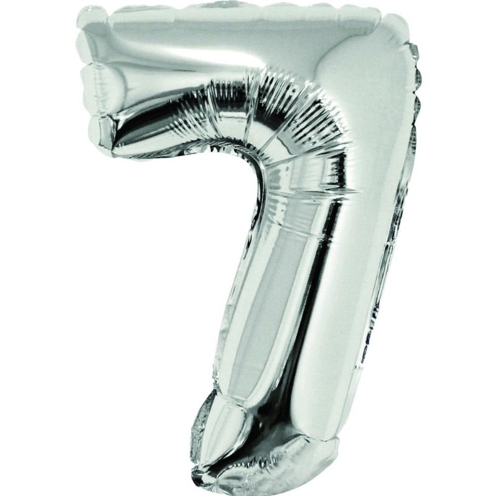 Léggömb 7. Szám Daco Silver, 40 cm