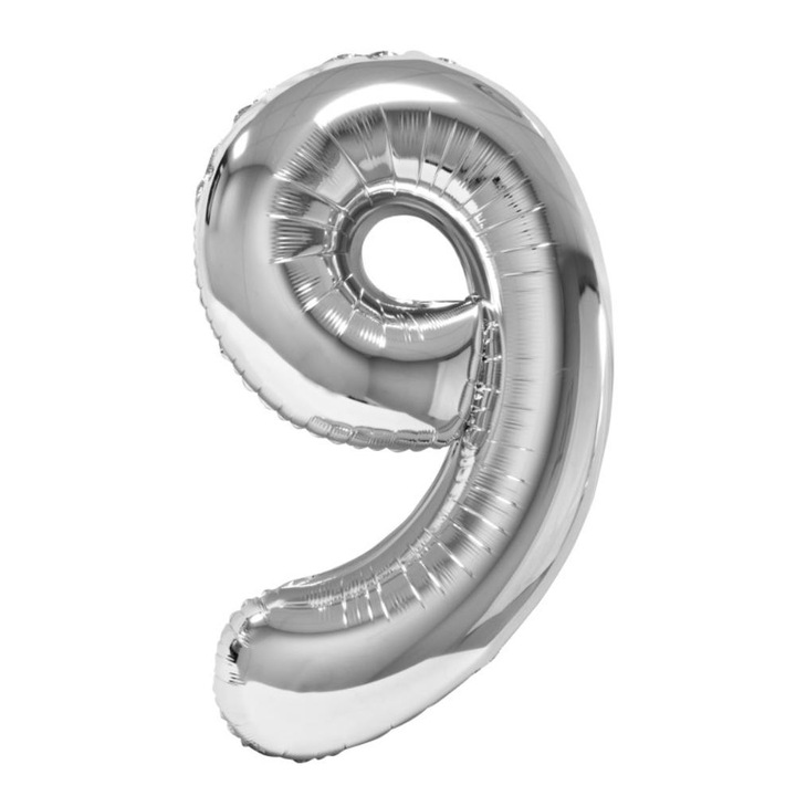 Léggömb 9. Szám Daco Silver, 100 cm