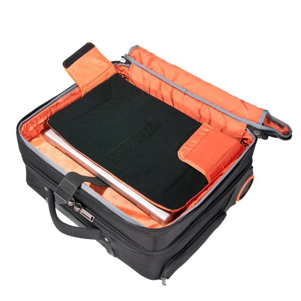 Geanta Laptop Everki Journey Trolley Rolling Briefcase 16", Black