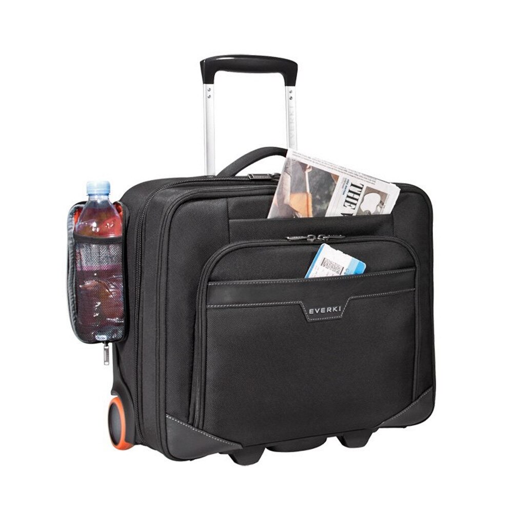 Geanta Laptop Everki Journey Trolley Rolling Briefcase 16", Black