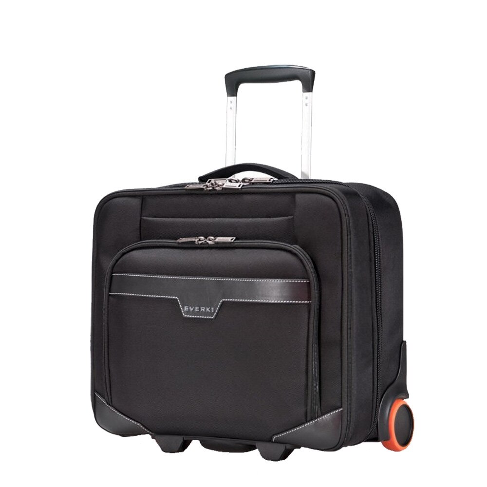 Geanta Laptop Everki Journey Trolley Rolling Briefcase 16", Black