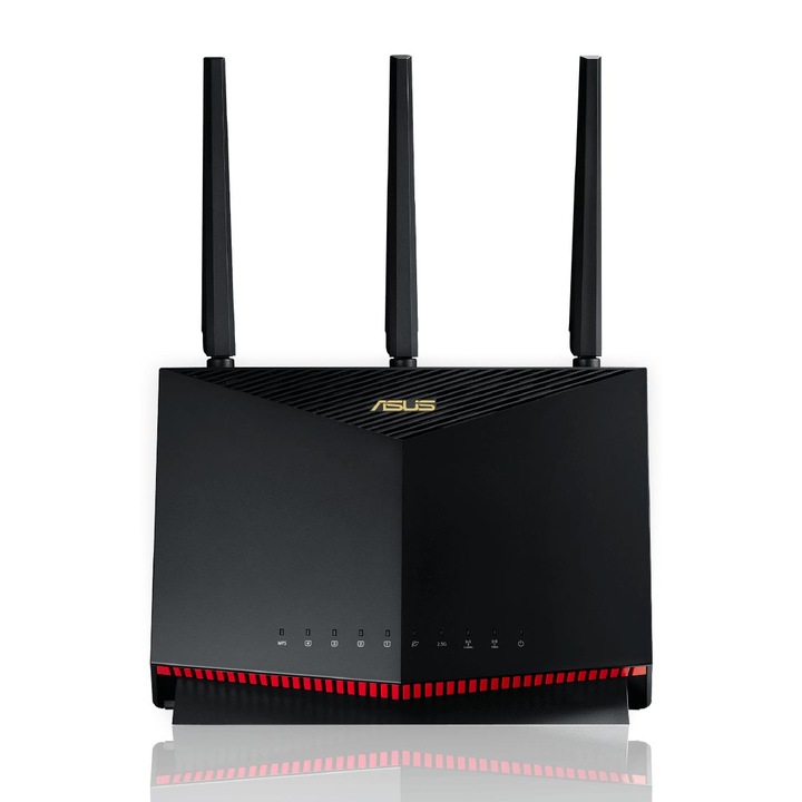Router, Asus, AX5700 Mbps RT-AX86U PRO,861+4804Mbps, 802.11 a/b/g/n/ac/ax, 1x WAN, 4x LAN