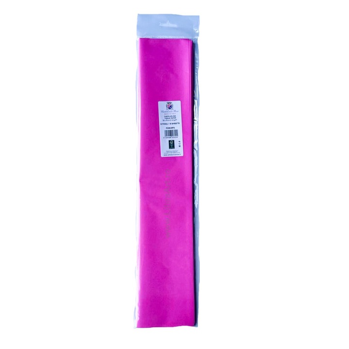 Hartie matase Tissue Paper 21g / mp set 6 50 x 76 cm Shocking Pink F006