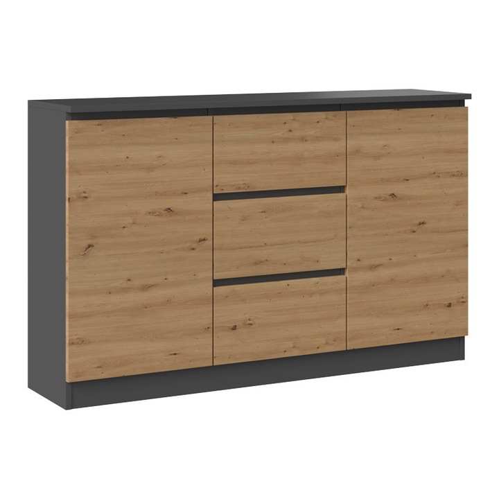 2D3S 120 komód, antracit-tölgy (GSB5999114132163)