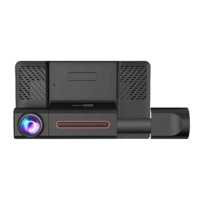 Camera auto OCVITEH ® C5 camera frontala + interior +marsarier display 4 inch full HD card 64 GB inclus