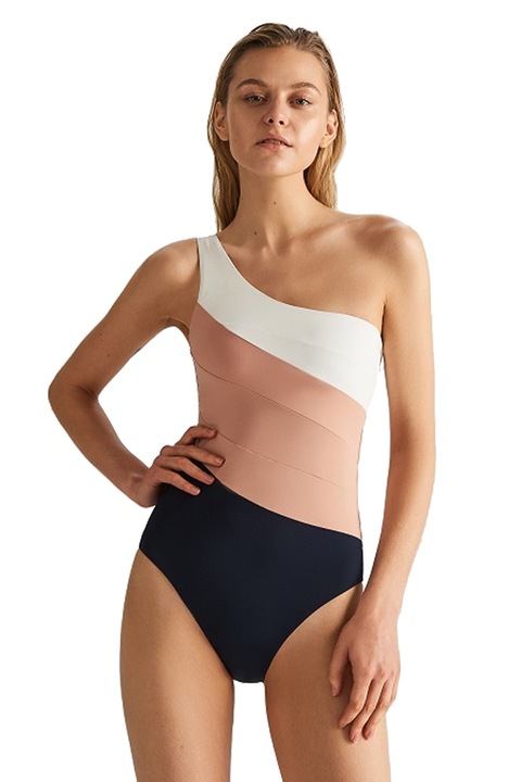 Дамски цял бански JUP LPP VE733-59X-36 5-6, С една презрамка, Многоцветен, 36 EU