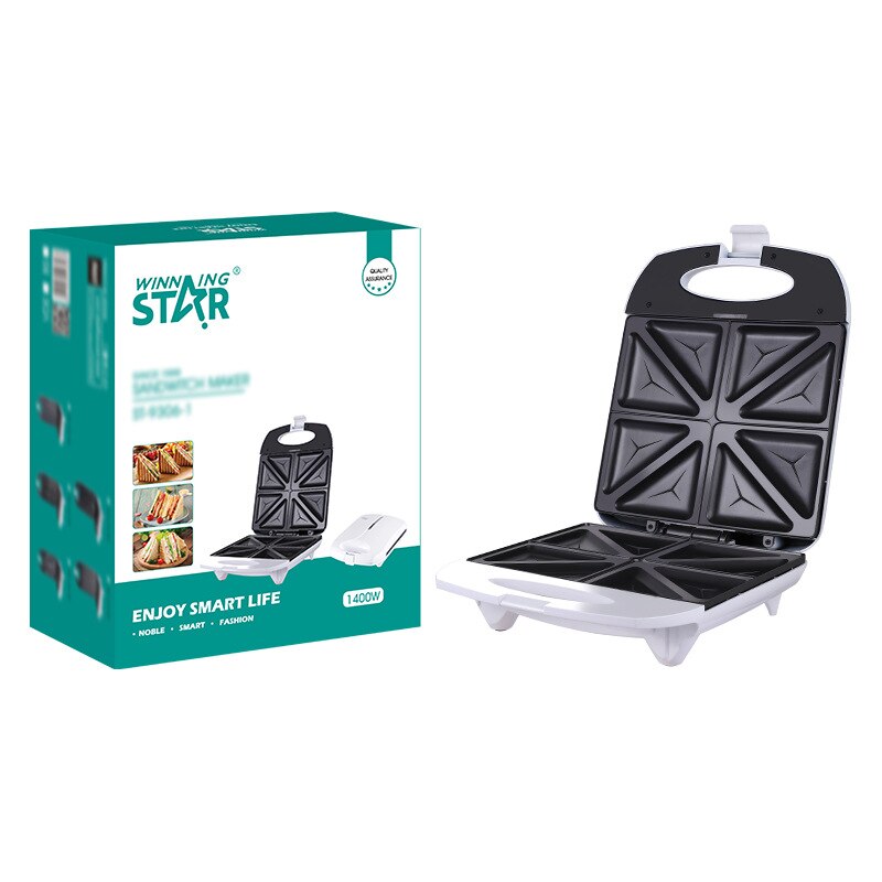 Sandwich maker, Winning, Multifunctional, Alb/Negru eMAG.ro