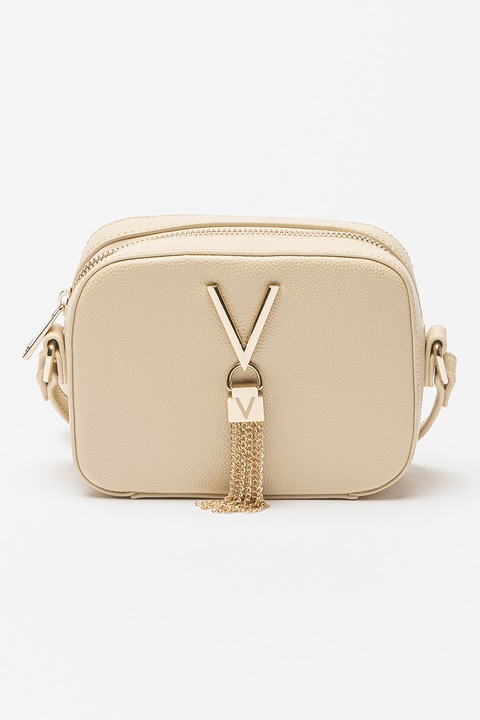 Valentino Bags, Чанта през рамо Divina от еко кожа, Бежов