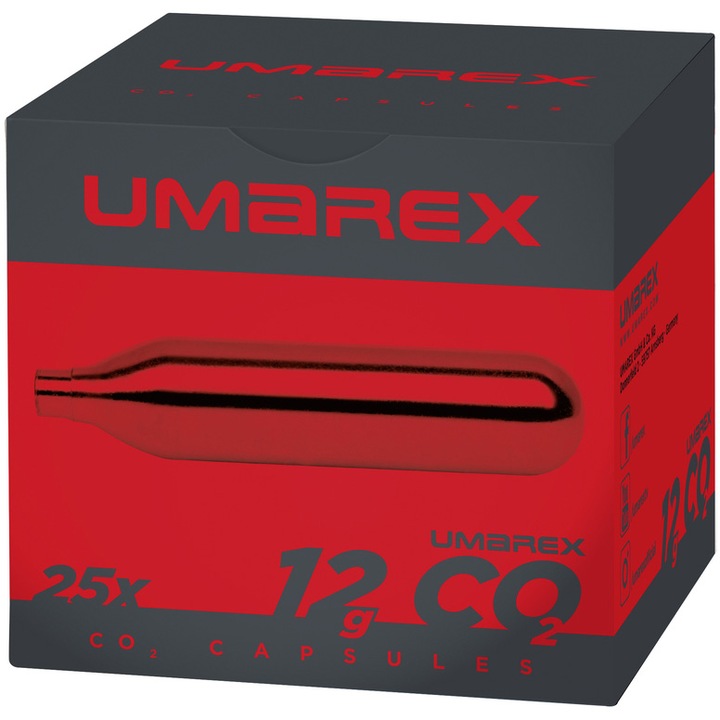 Capsule CO2 Umarex 4.1687, 25 buc