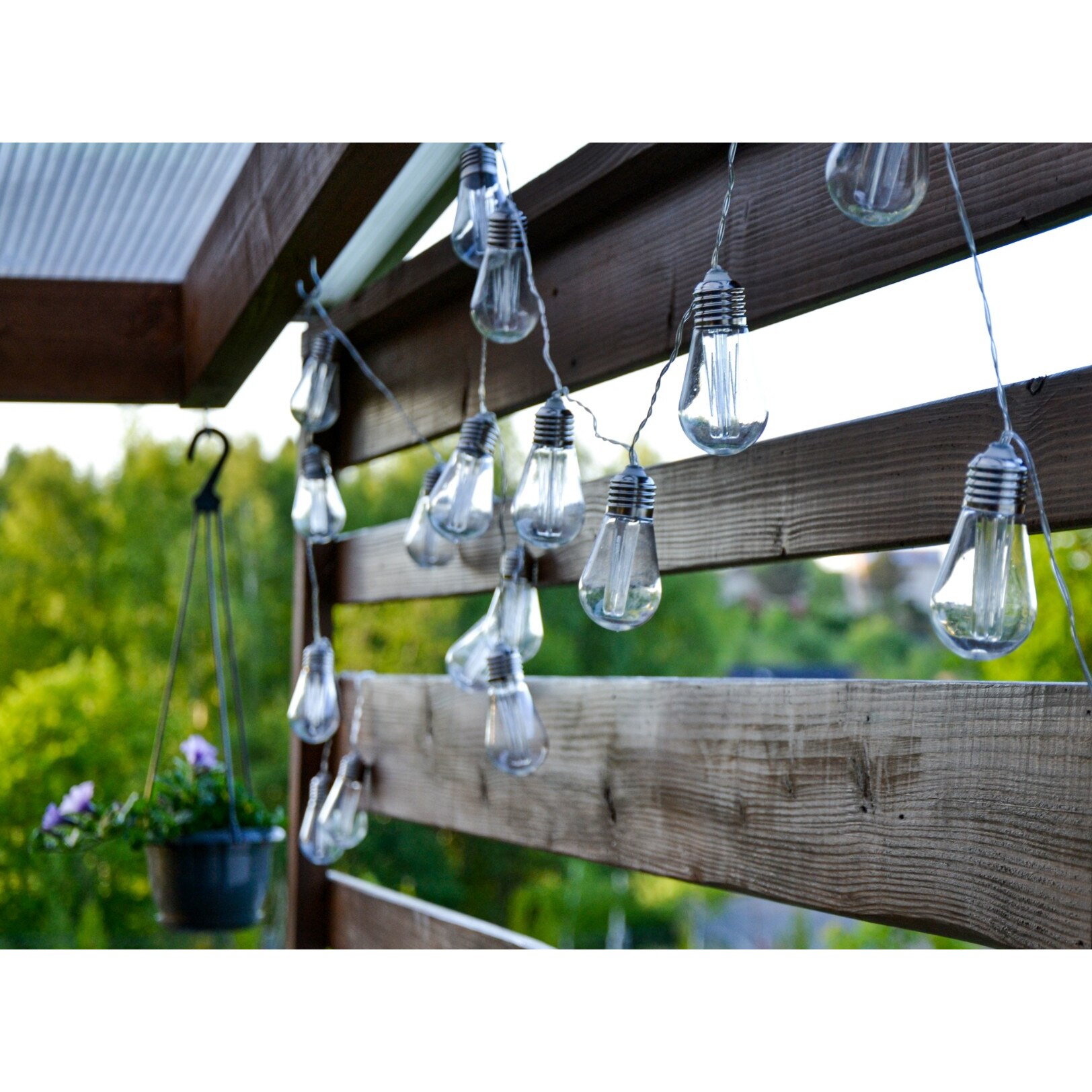 Solare Gradina Ghirlanda solara de gradina HELIC 20x bile decorative LED becuri A60, 5 ...