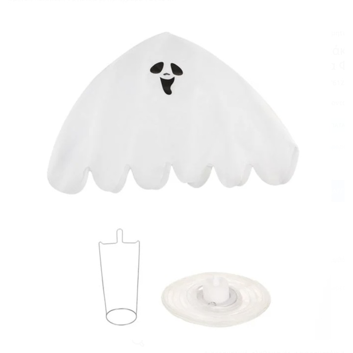 White Ghost Halloween dekorációhoz