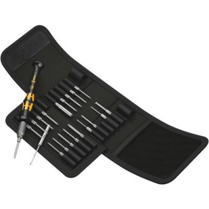 Отвертка ESD Bit Wera Kraftform Kompakt Micro 21 ESD 1 5/32 (4 mm) HIOS, 5/32 (4 mm) Halfmoon 44 mm (05135973001)