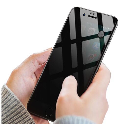 Folie Sticla, Privacy, Premium pentru iPhone 14 Pro, 9H, Full Cover, Full Glue, Black