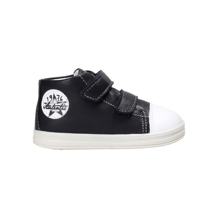 Детски тенис маратонки, Primigi, Естествена кожа, Тъмносини, Черен