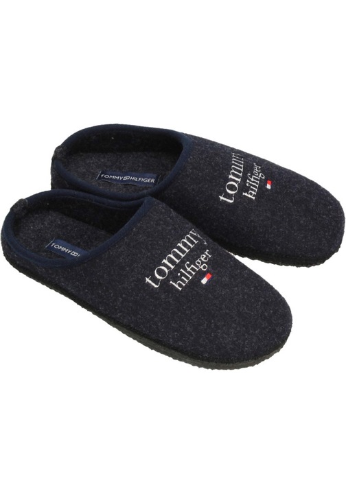 Papuci de casa, Tommy Hilfiger, Textil, Bleumarin, Bleumarin, 36
