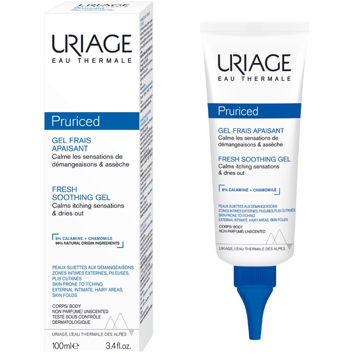 Gel anti-prurit calmant Pruriced Uriage, 100 ml