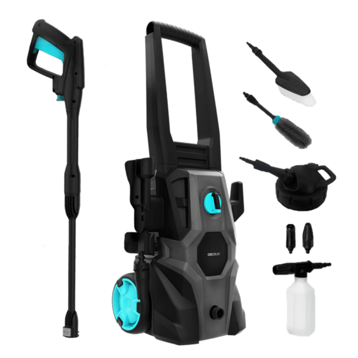 Aparat de spalat cu presiune Cecotec HydroBoost 1600 Car&Garden, 135 BAR, 426 L/h,1600 W, Accesorii incluse