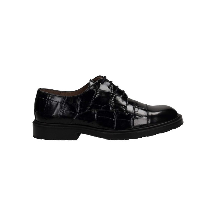 Pantofi dama Regata, Wonders, Piele naturala, Negru,