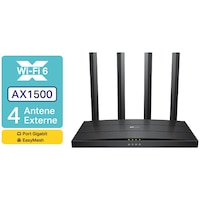 Router Wireless TP-Link Archer AX12, AX1500, Dual-Band, Wi-Fi 6, OFMA, Beamforming, Ultra-Low Latency