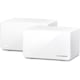 Sistem Mesh Wi-Fi Mercusys Halo H90X(2-pack), AX6000, Wi-Fi 6, Dual Band, 1 x 2.5 Gbps port + 2 x Gigabit, Acoperire pentru întreaga casă, Seamless Roaming, Control Parental