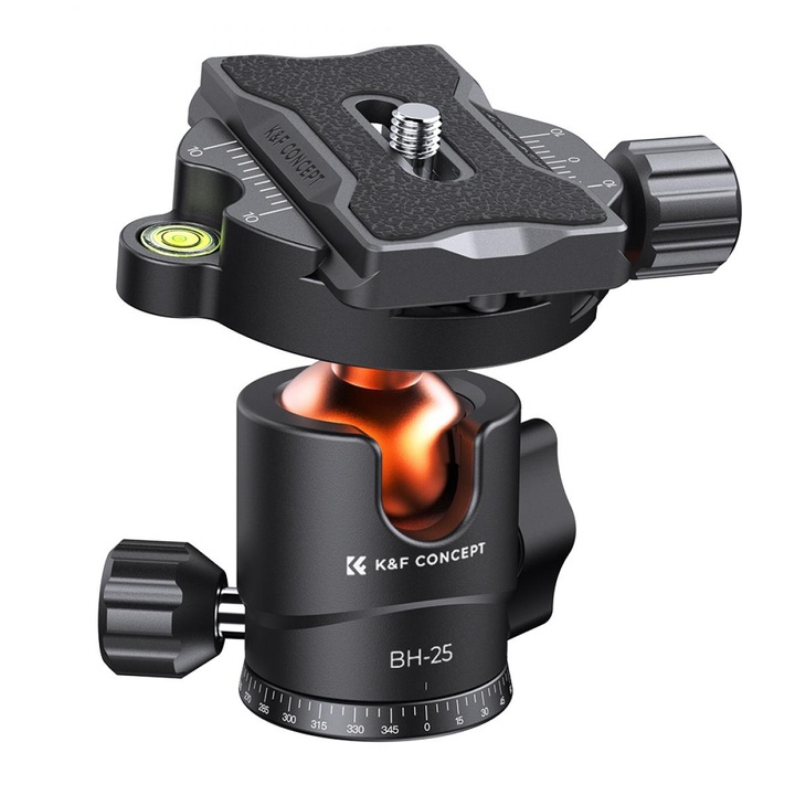 Глава за статив с топка K&F Concept KF-25 за DSLR KF31.029V3