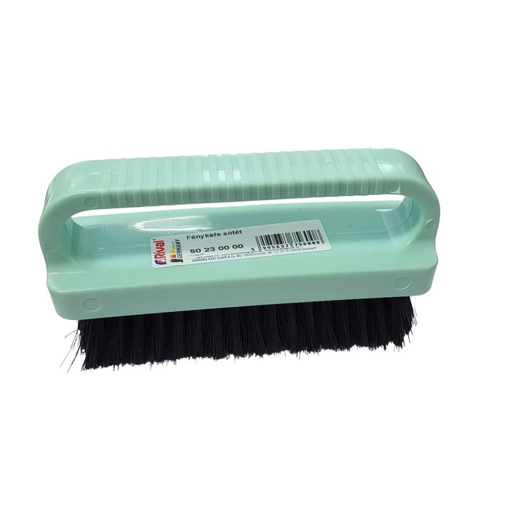 Perie pentru lustruit pantofi, cu par inchis, 13x5x7 cm, Rival