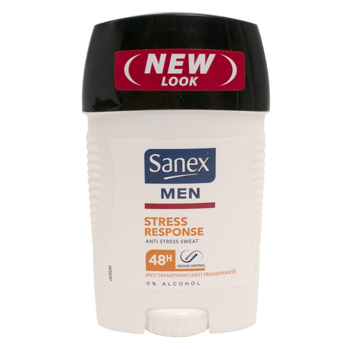 Deodorant antiperspirant stick 48h Sanex Stress Response, 50ml, 28558