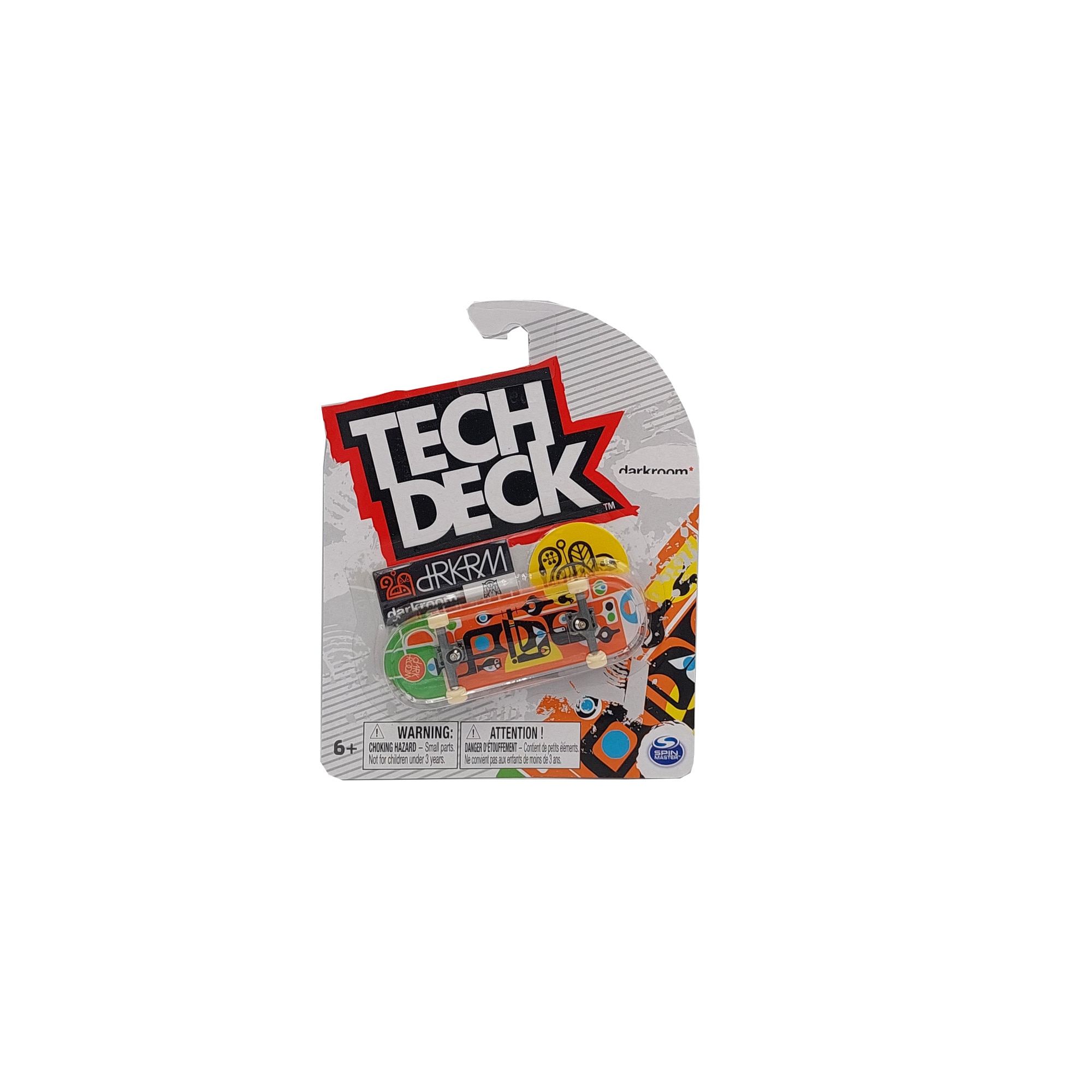 Mini placa skateboard Tech Deck, Darkroom portocaliu, 10cm eMAG.ro