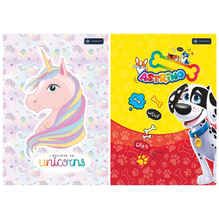 Тетрадка А4 32к тесен ред за научаване на писане Астра