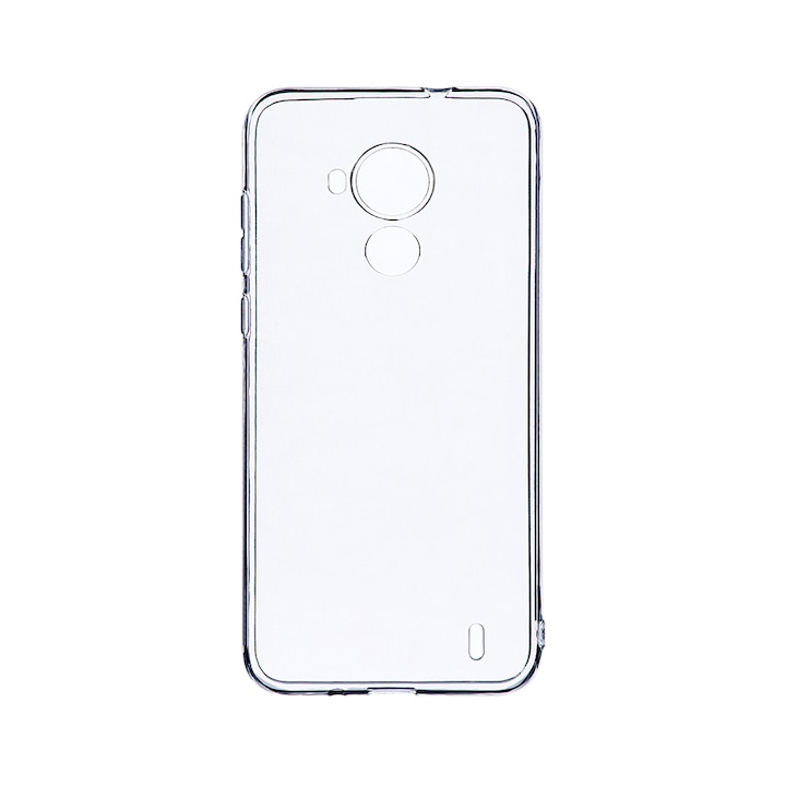 BestCase 2MM Clear Szilikon telefontok, Nokia C30, Kamera védelem, Átlatszó