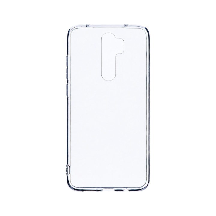Husa BestCase® Clear Silicon 2MM, Compatibila Cu Xiaomi Redmi Note 8 Pro, Antisoc, Protectie Camera, Margini ridicate pentru protectia ecranului, Transparent