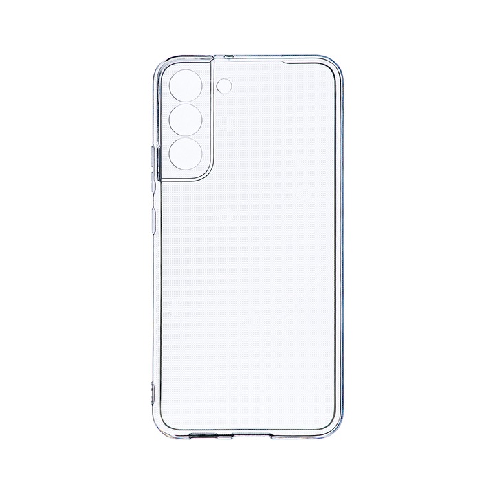 Husa BestCase® Clear Silicon 2MM, Compatibila Cu Samsung Galaxy S22, Antisoc, Protectie Camera, Margini ridicate pentru protectia ecranului, Transparent