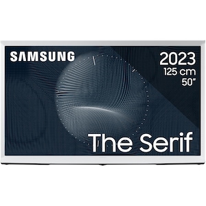 Televizor Lifestyle Samsung The Serif QLED 50LS01BG, 125 cm, Smart, 4K Ultra HD, Clasa G (Model 2023)