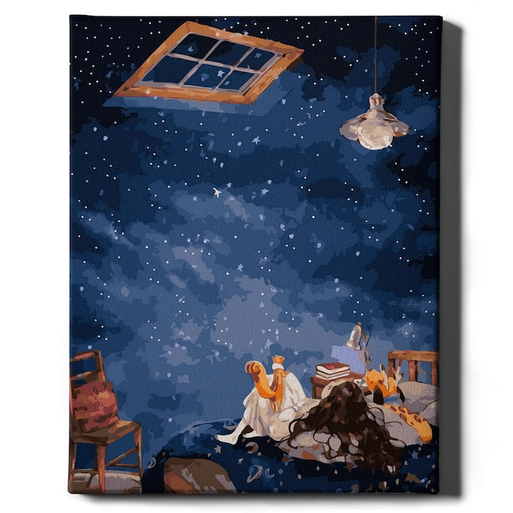 Комплект за рисуване по номера, Colorful dreams, Oh Art! 40х50 см