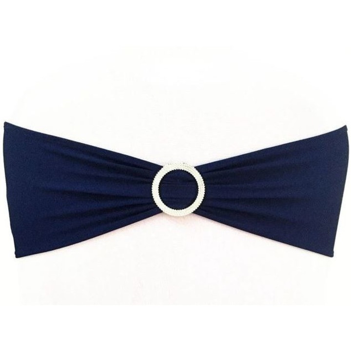 Banda elastica decorativa pentru scaun, Meble od Nowa, cu funda, granat