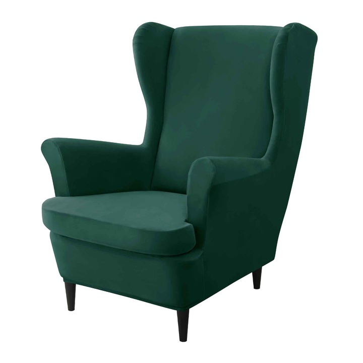 Husa fotoliu Uszak, Elastan, Verde